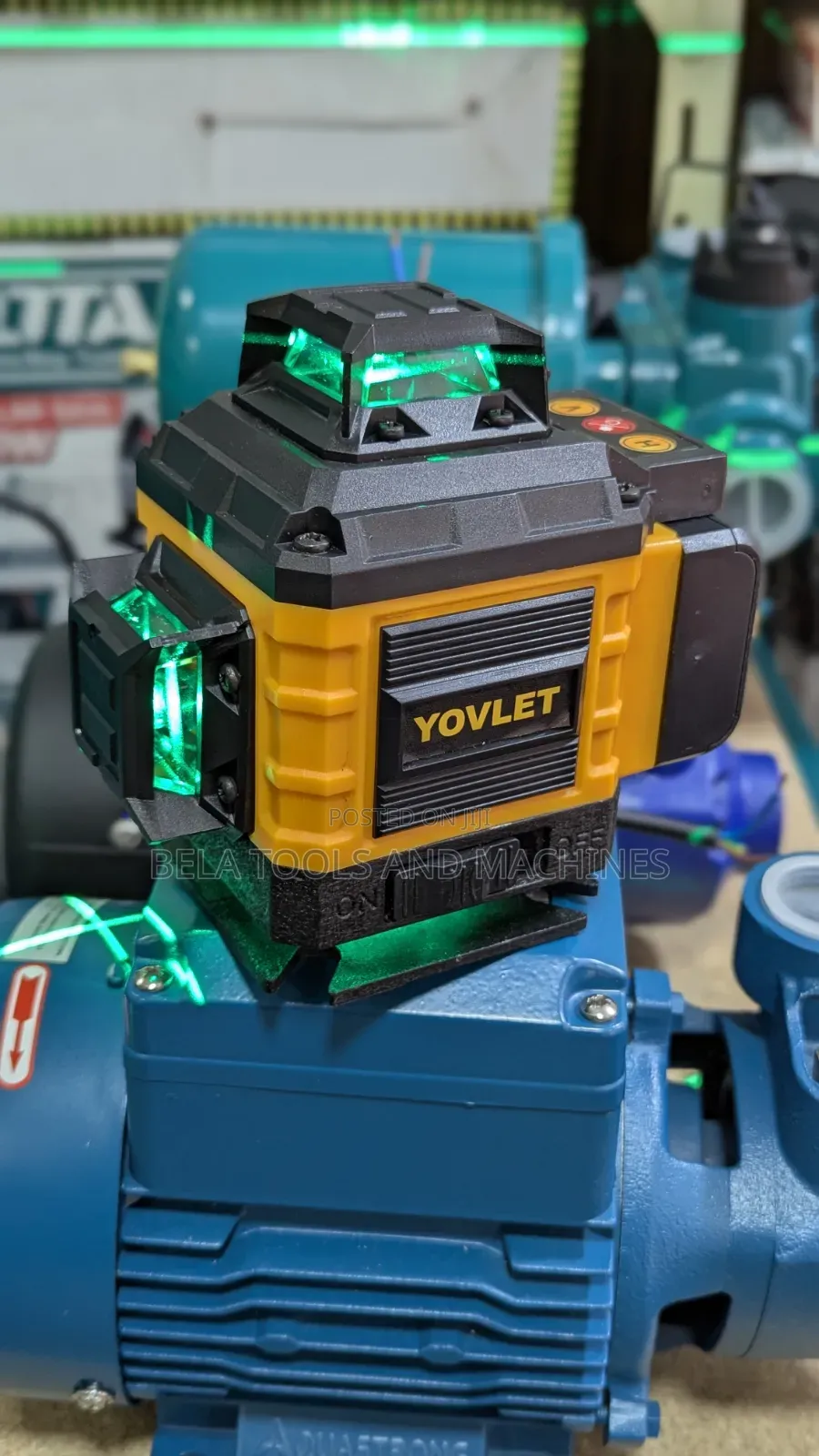 Yovlet Leaser Laser Level 360 Degree High Quality With Stand