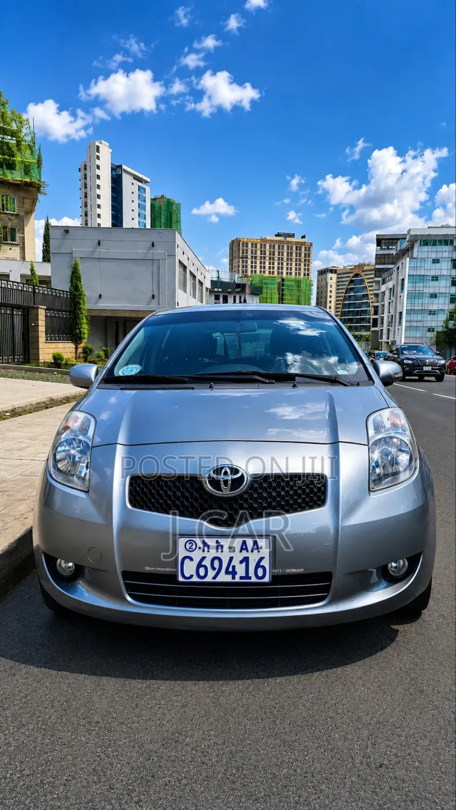 Toyota Yaris 2008 Gray