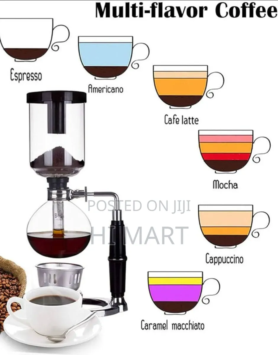 Siphon Modern Coffee Machine(5cups)