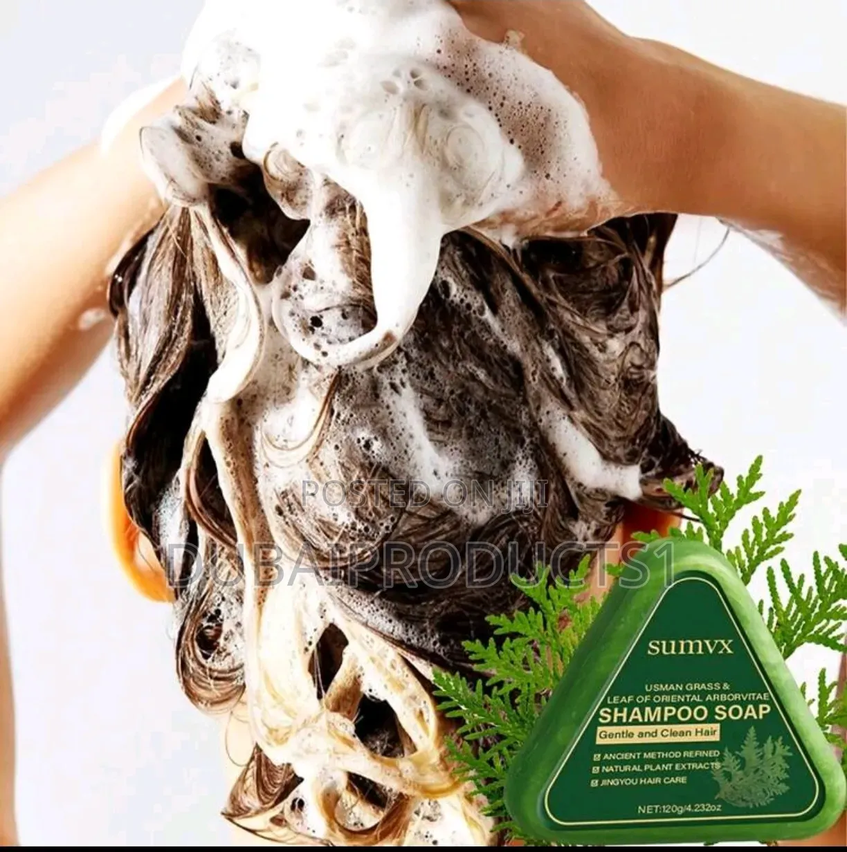 Seven Green Natural Herbal for Healthy Hair
