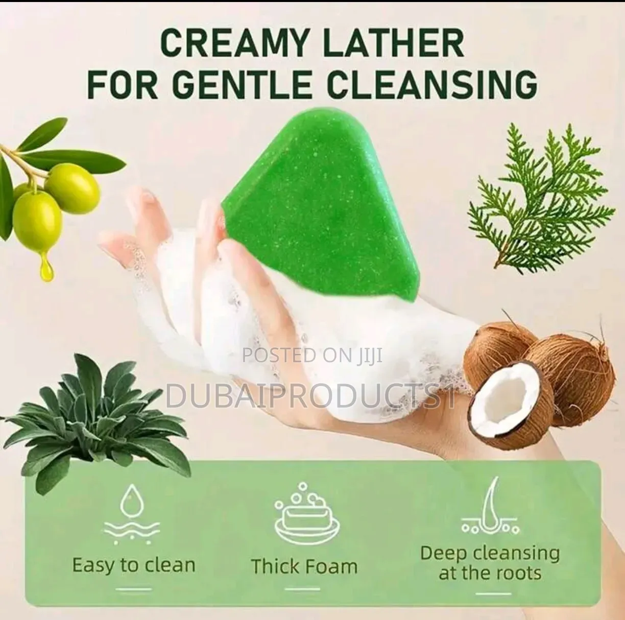Seven Green Natural Herbal for Healthy Hair
