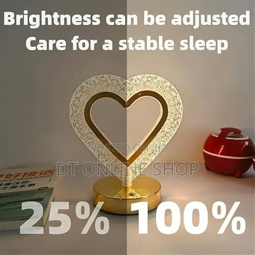 -Led Crystal Table Lamp