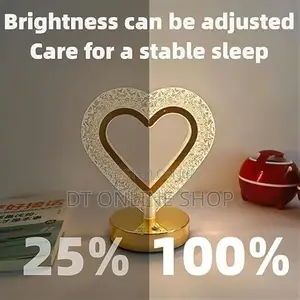 -Led Crystal Table Lamp