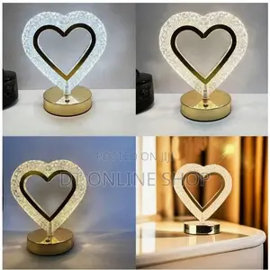 -Led Crystal Table Lamp