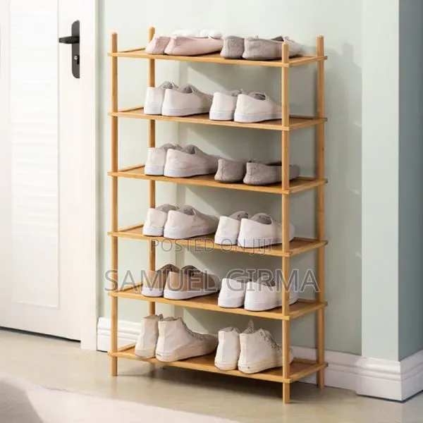 ቤት መቀየር ሲፈልጉ መፈታት የሚችል6 Layer Shoes Organizer