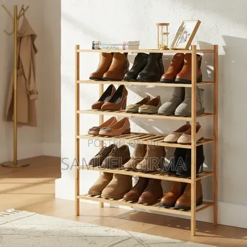 ቤት መቀየር ሲፈልጉ መፈታት የሚችል6 Layer Shoes Organizer