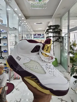 Jordan 5 Off White Yellow High Master Quality for You Made in Vietnam