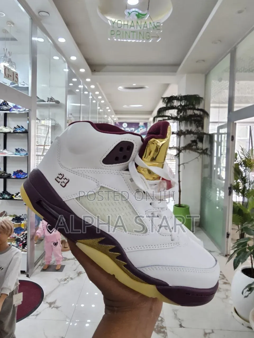 Jordan 5 Off White Yellow High Master Quality for You Made in Vietnam