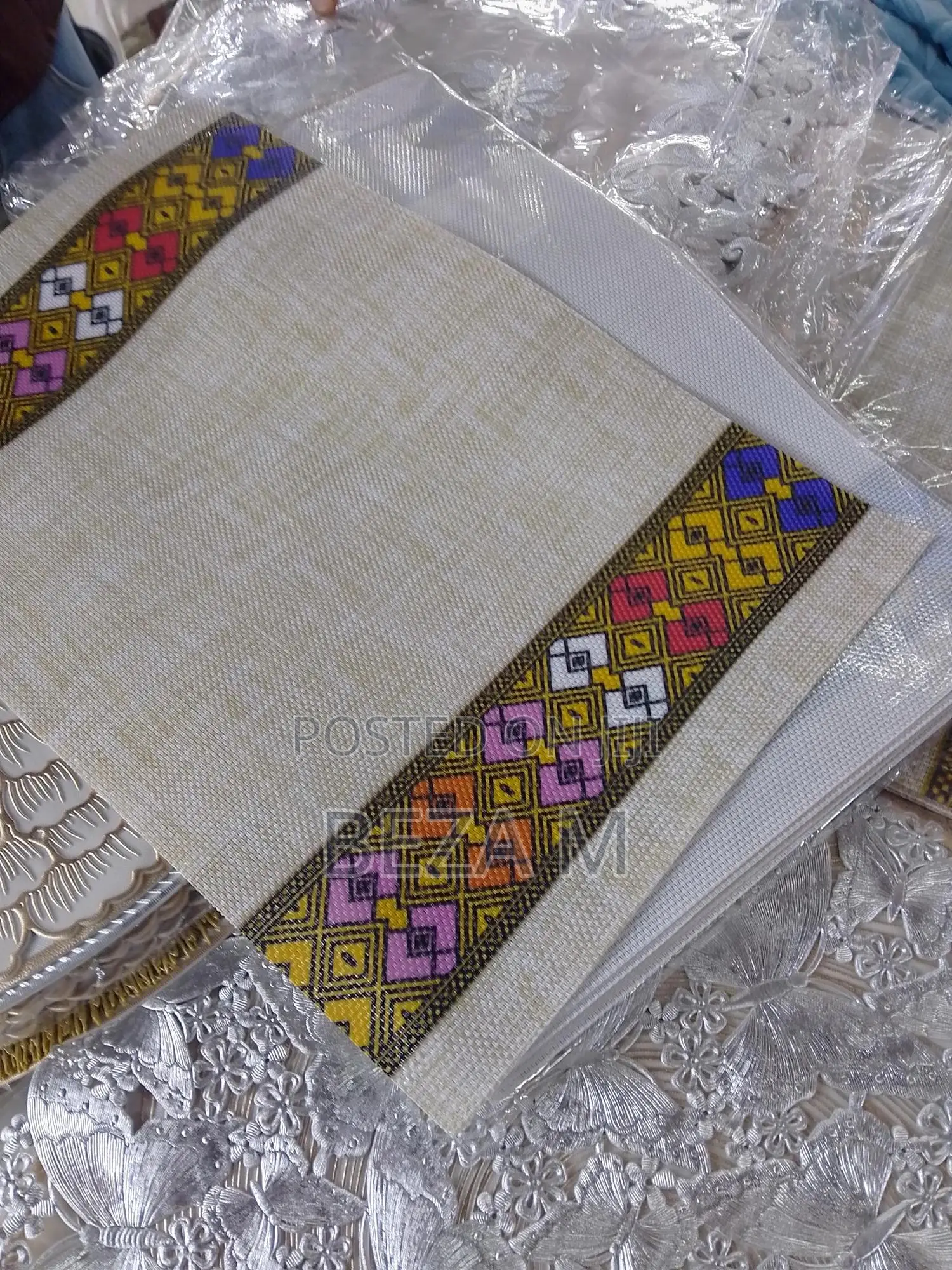 Ethiopian Habesha Traditional Pattern Table Mat / Placemats