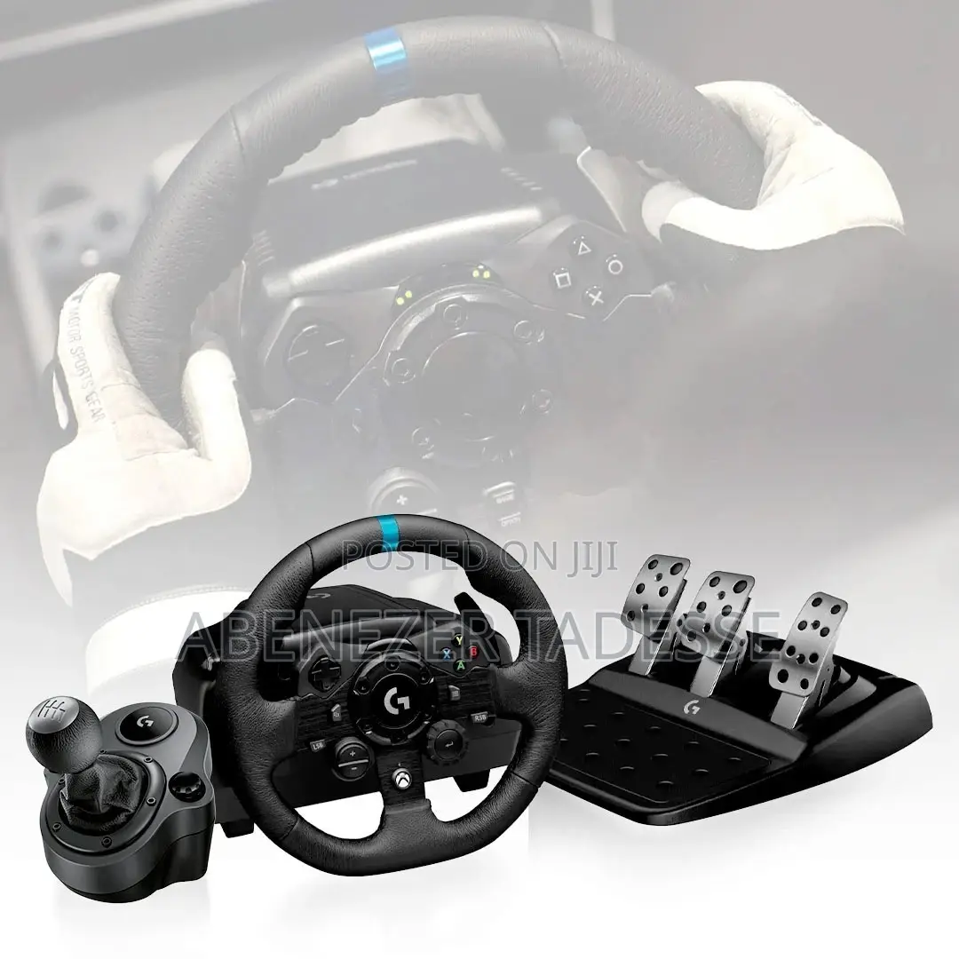 Logitech G923 Steering Wheel, Pedals and H Shifter