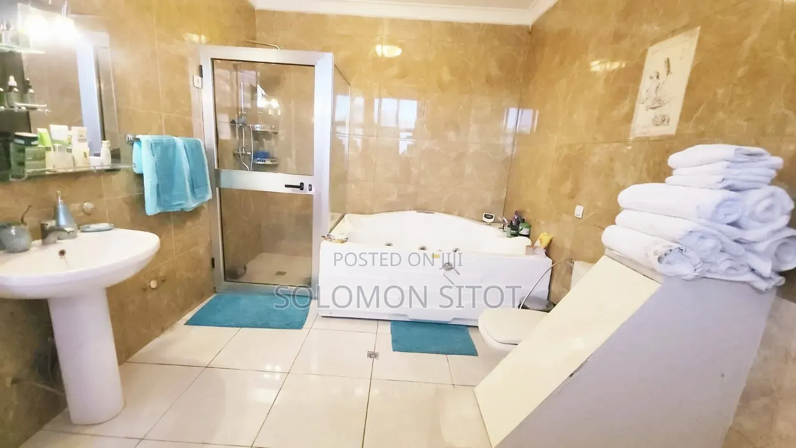 Furnished 4bdrm House in Furnished Apartment, Bole for rent