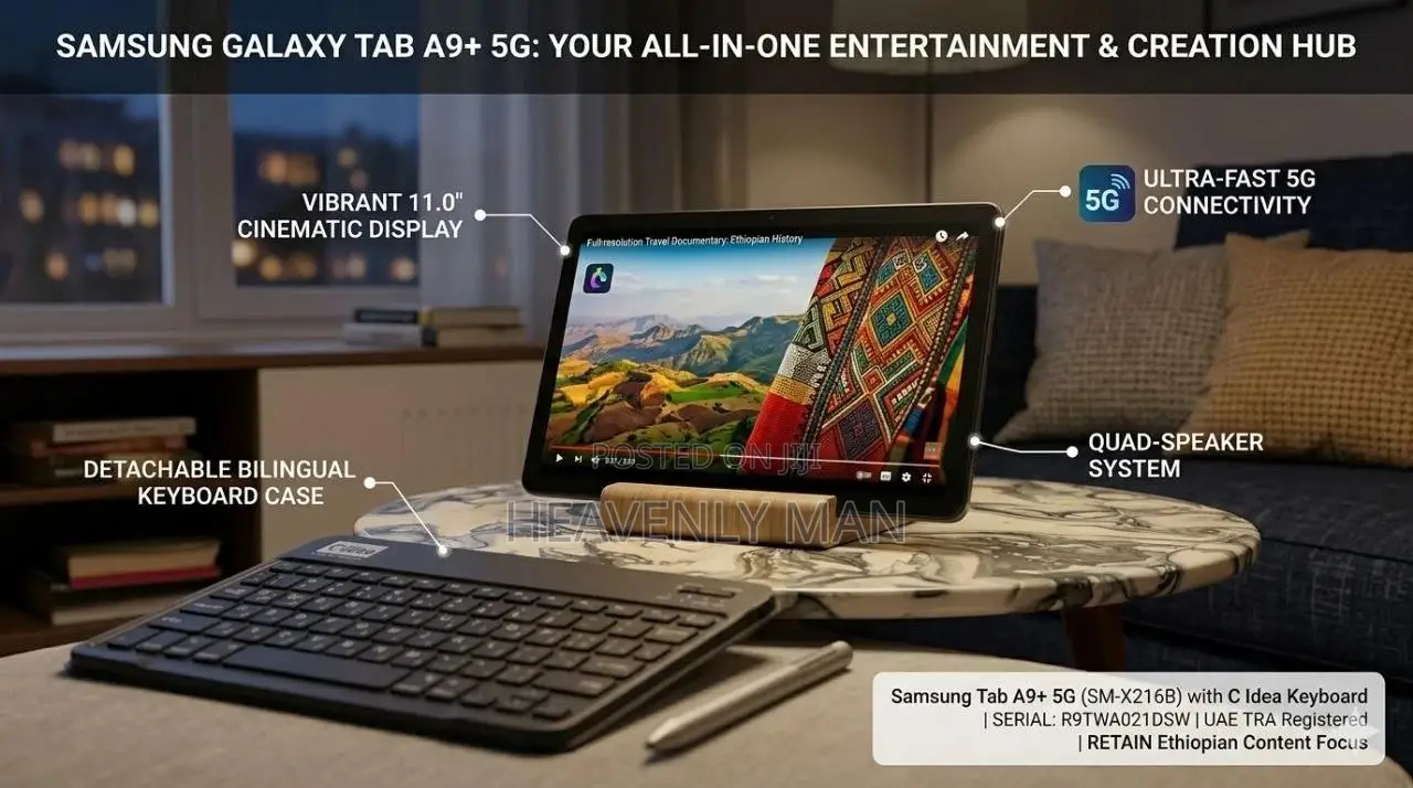 Samsung Galaxy Tab A9+ 64 GB Black