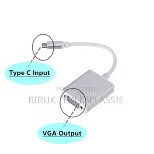 Type-C Male to Vga Female Converter