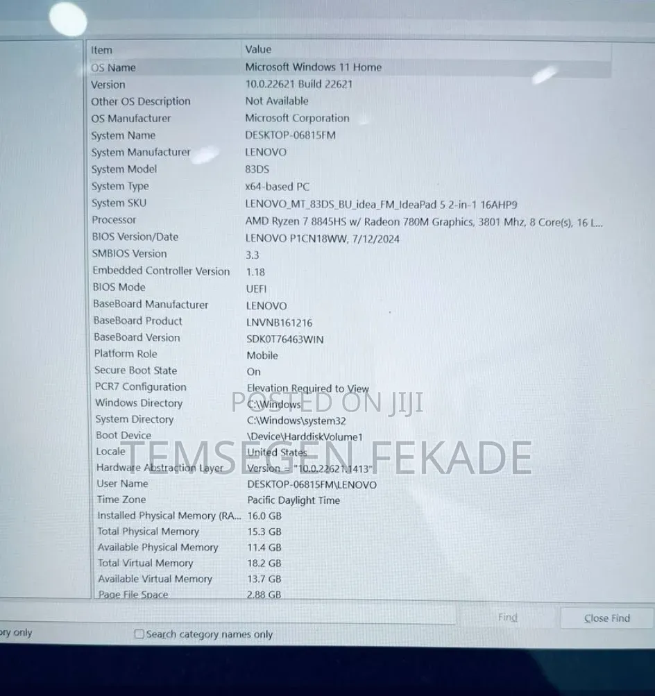 New Laptop Lenovo Yoga 7i 16GB AMD Ryzen 7 SSD 512GB