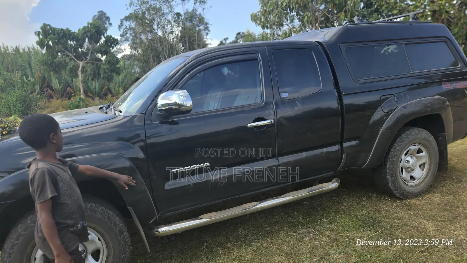 Toyota Tacoma 4dr Access Cab 4WD 6.1 ft. SB (2.7L 4cyl 4A) 2015 Black