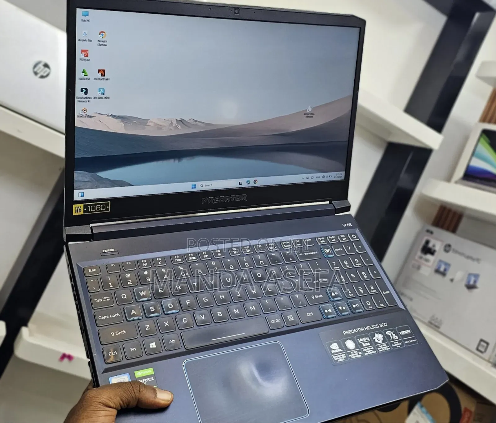 New Laptop Acer Predator Helios 300 16GB Intel Core i7 SSD 512GB