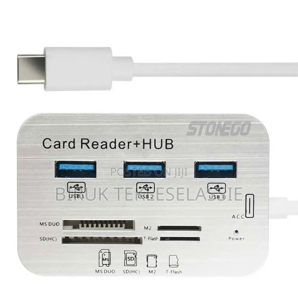 7-in-1 Usb Hub Usb 3.0 Card Reader