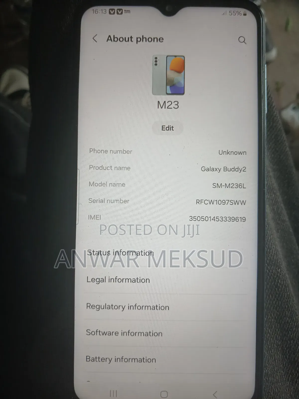 Samsung Galaxy M23 5G 128 GB Gray