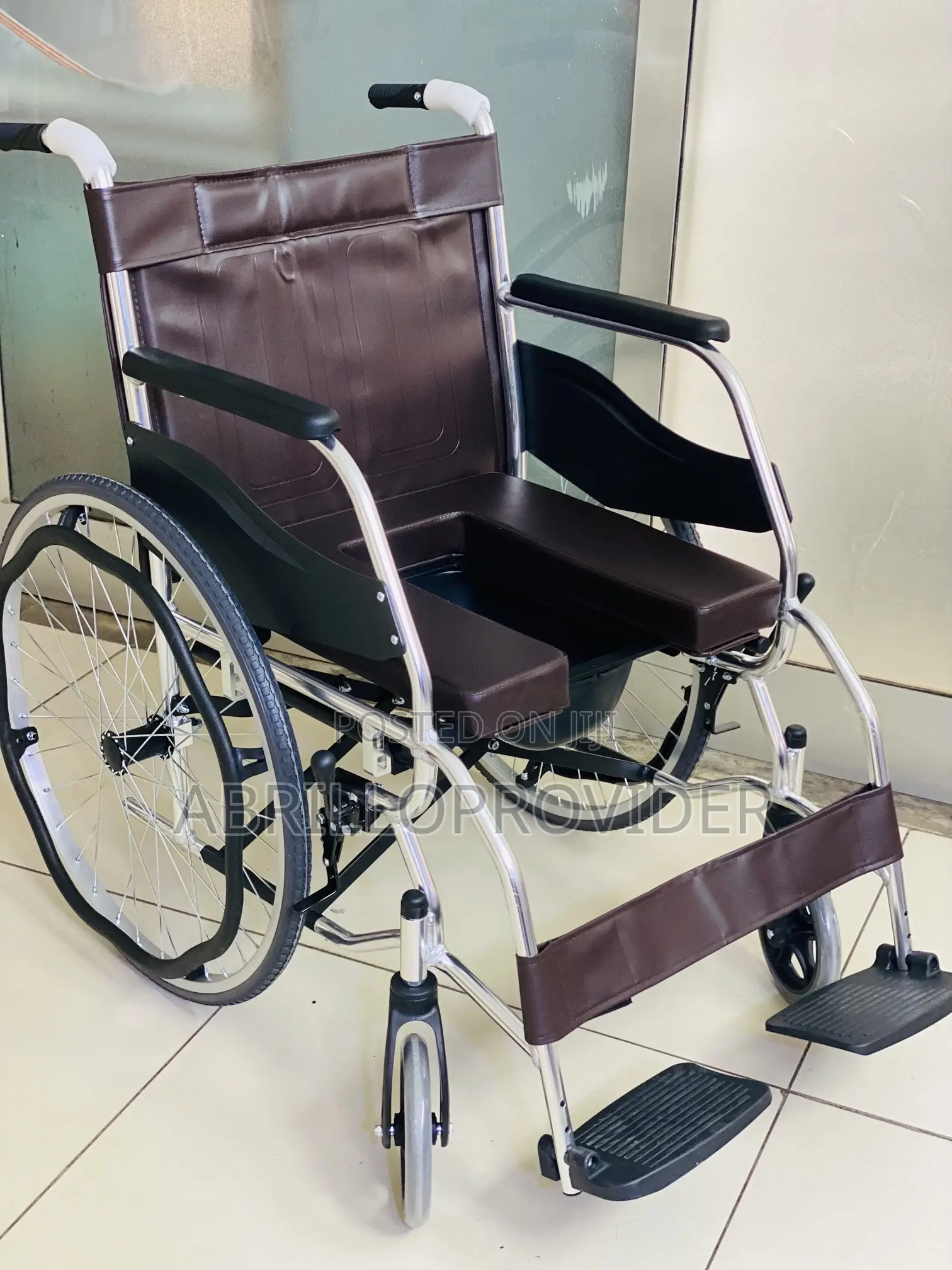 Manual Wheelchair Foldable Andtoilet Chair