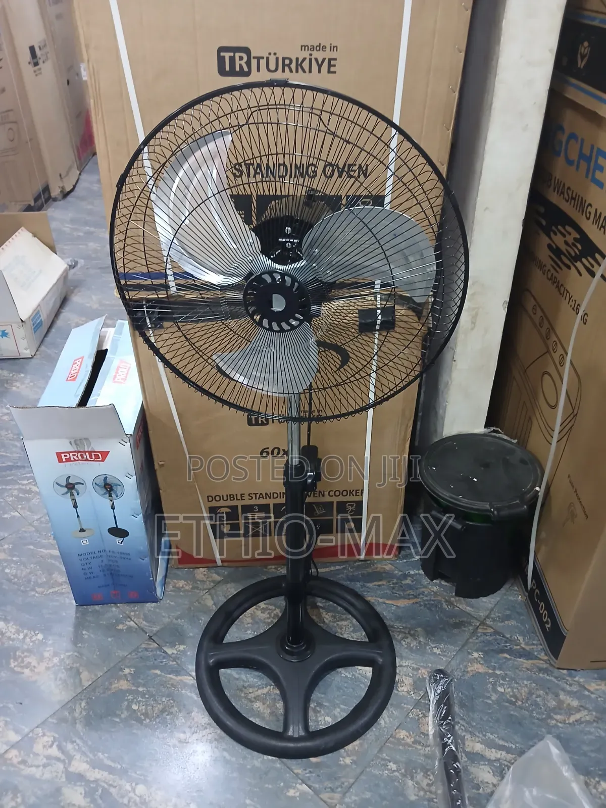 Industrial Standing Fan 18” – Powerful Airflow | Heavy Duty