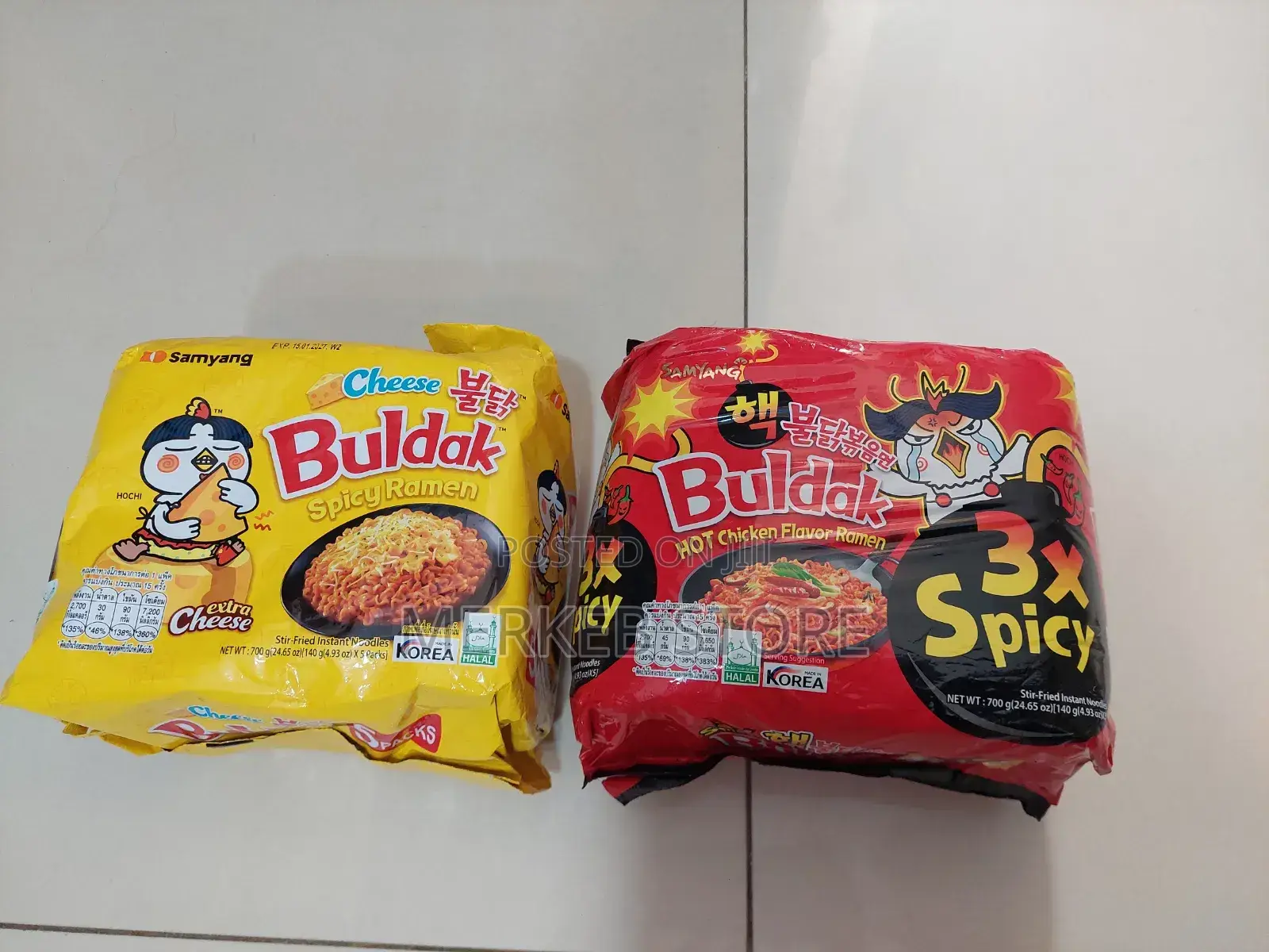 3× Buldak Spicy