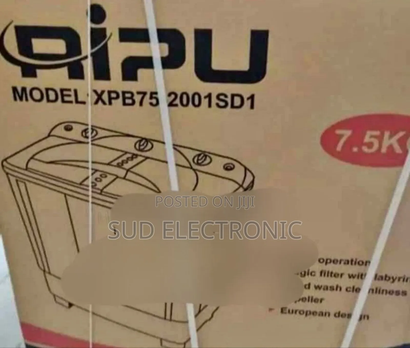 Ripu 7.5 Kg Washing Machine