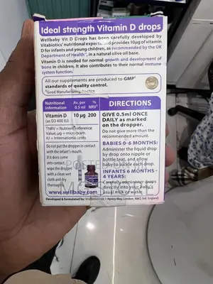 Original Well Baby Vitamine D3 Vitablotics