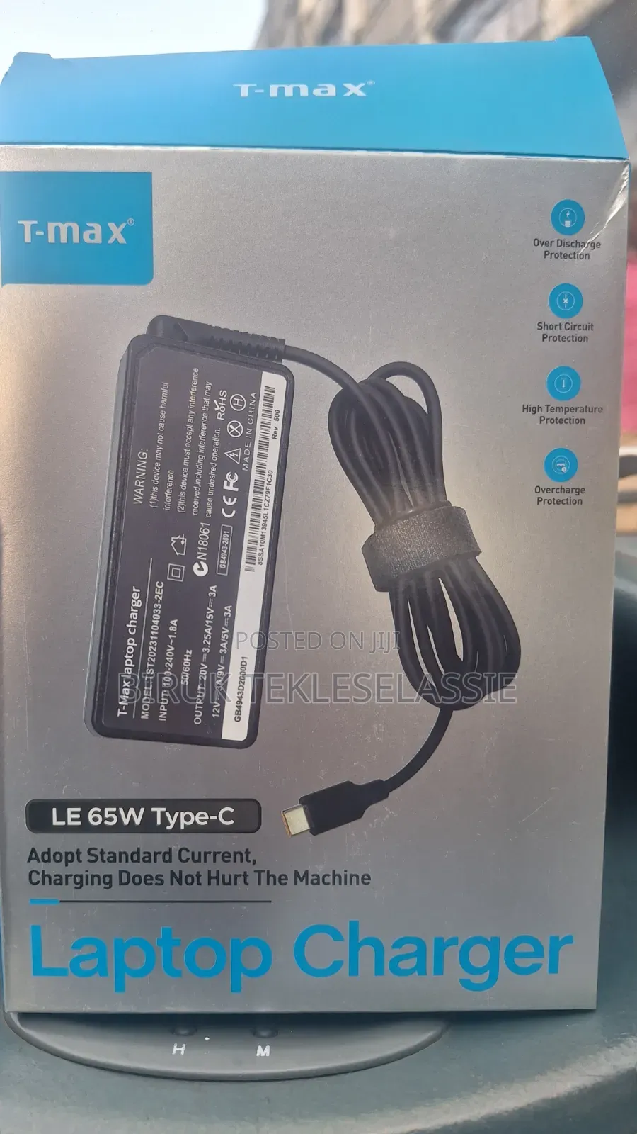 Type C Charger 65w T-max
