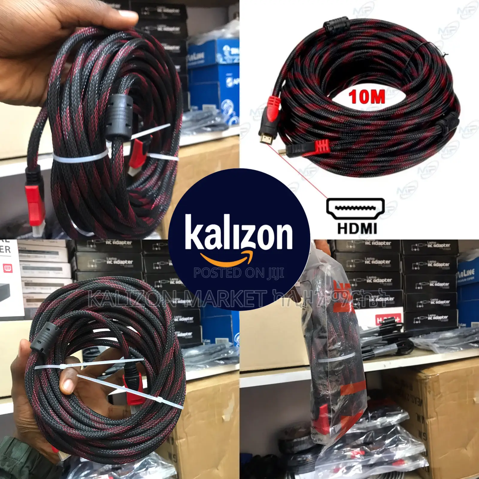 Original Hdmi Cable (10m) ኦርጅናል ከዲኮደር ወደ ቲቪ