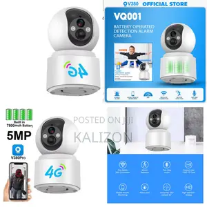 Security V380 Pro Battery and Sim Camera በባትሪና በሲም የሜሰራ የደህንነት ካሜራ