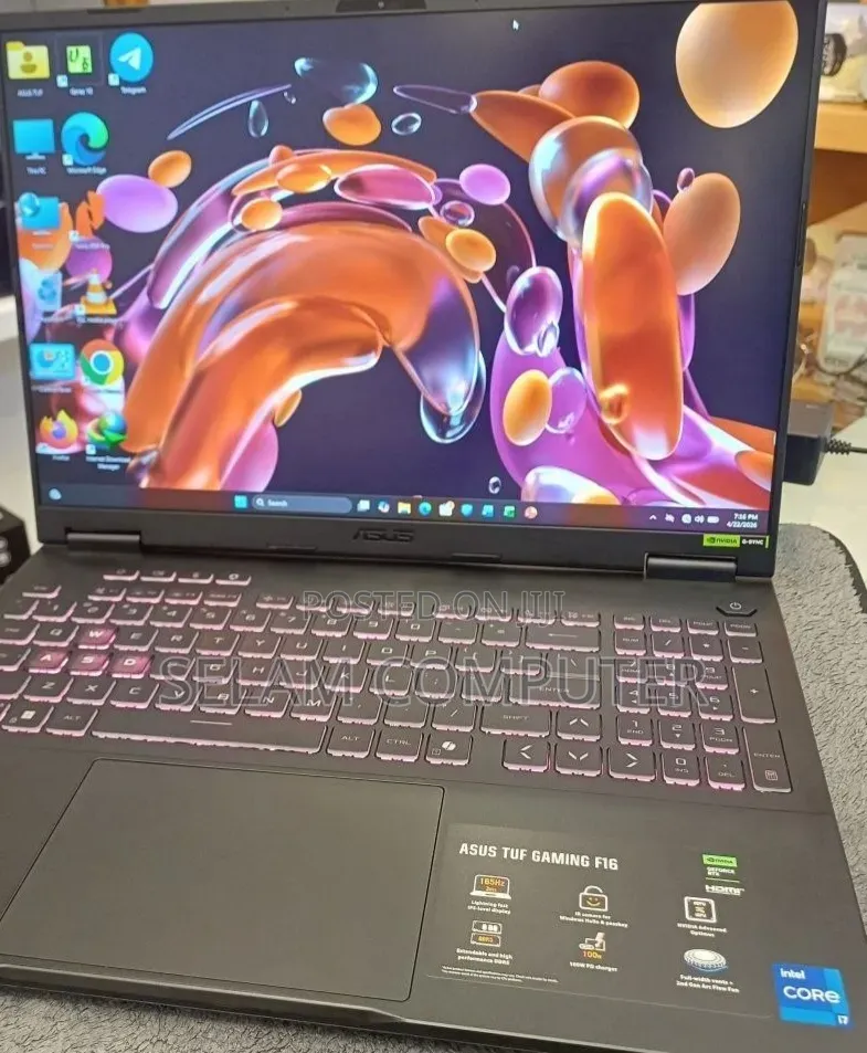 New Laptop Asus TUF Gaming A15 32GB Intel Core i7 SSD 1T