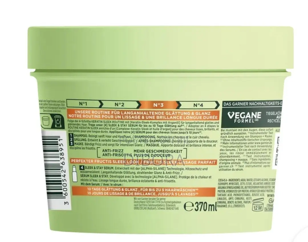 Garnier Fructis Keratin Sleek Mask