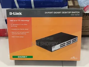 D_link 24 Port ኢንተርኔት ማብሪያ እና ማጥፊያ