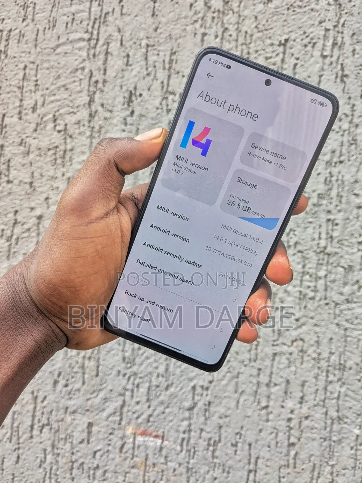 New Xiaomi Redmi Note 11 Pro 5G 256 GB Blue