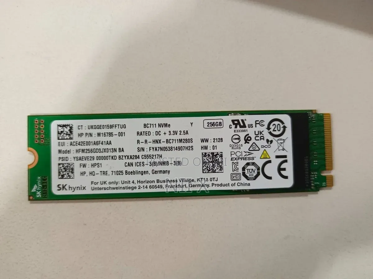 256 Gb Nveme SSD