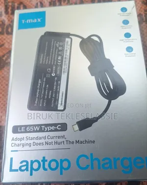 T-Max Universal 65w 20v Type-C Pin Laptop Charger