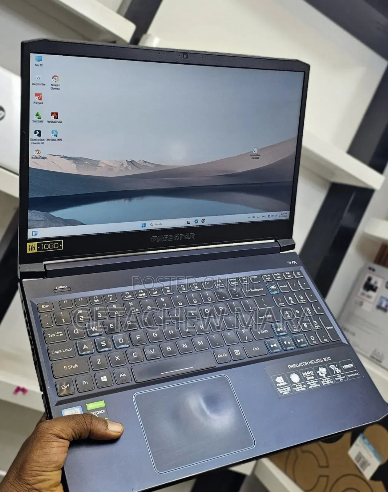 New Laptop Acer Predator Helios Neo 16 16GB Intel Core i7 SSD 512GB