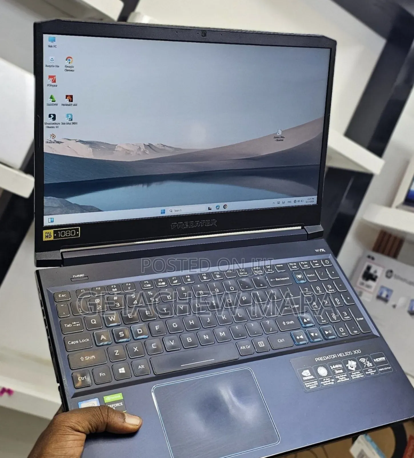 New Laptop Acer Predator Helios Neo 16 16GB Intel Core i7 SSD 512GB