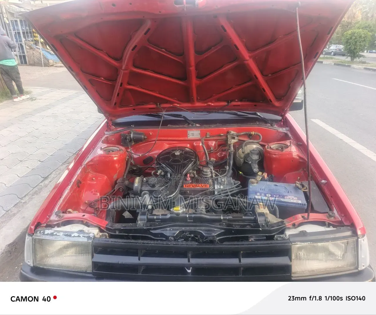 Toyota Corolla 1987 Red