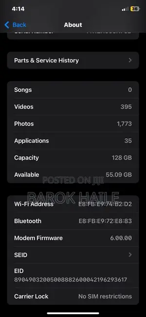 Apple iPhone 11 128 GB Black
