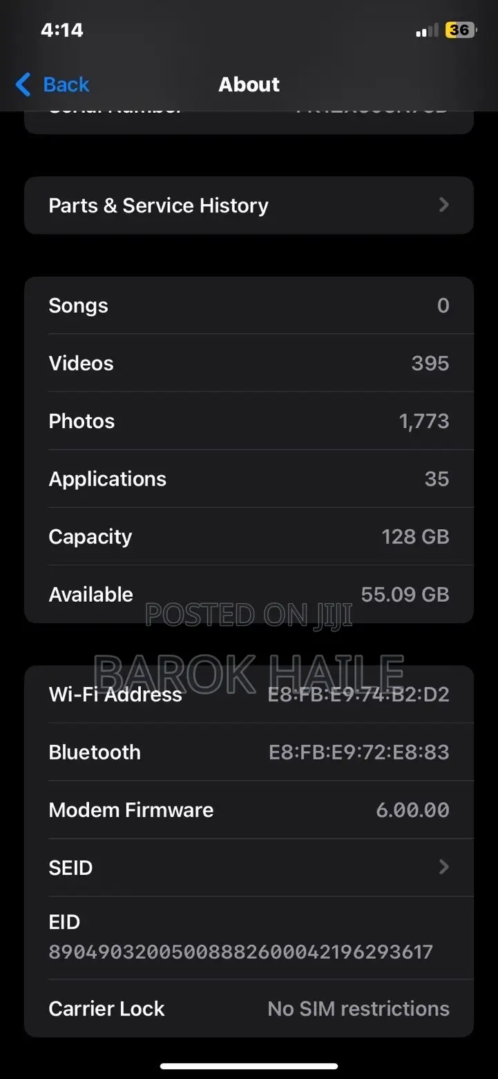 Apple iPhone 11 128 GB Black