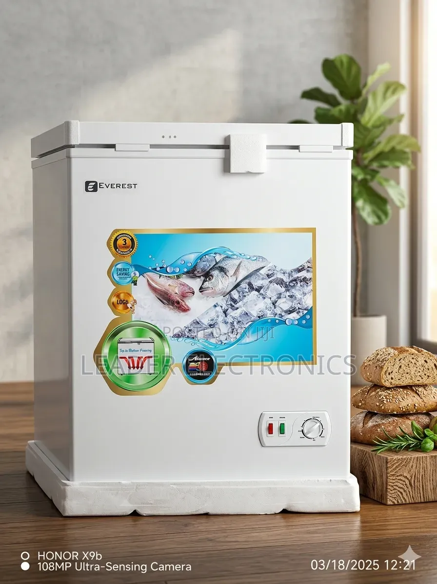 Everest Chest Freezer Ecr-200 – Original 3 Year Warranty