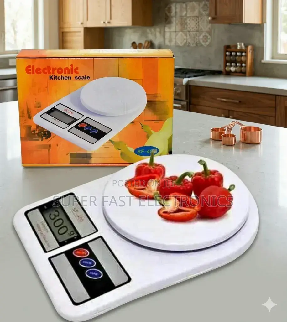 Electronic Kitchen Scale With LCD Display High-Precision Sensor