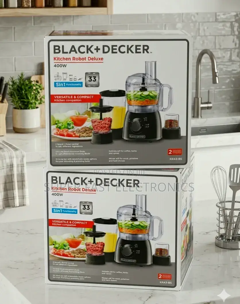 Black+Decker Multifunctional Food Processor Blender Kitchen 400w