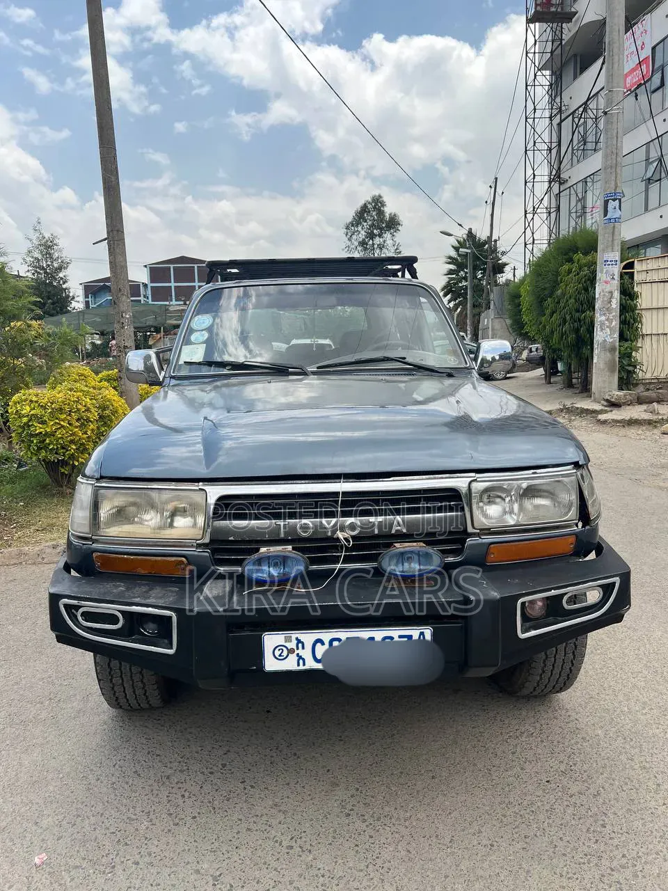 Toyota Land Cruiser 1995 Gray