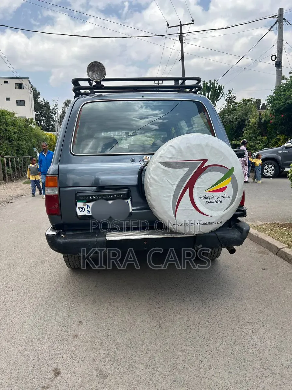 Toyota Land Cruiser 1995 Gray