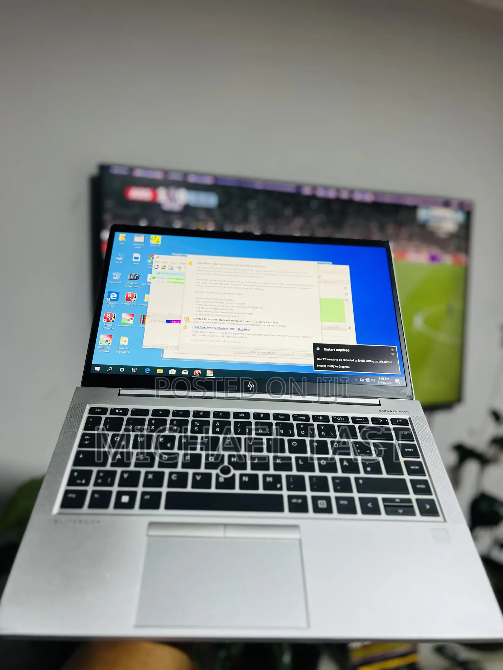 New Laptop HP EliteBook 840 G8 16GB Intel Core i5 SSD 512GB