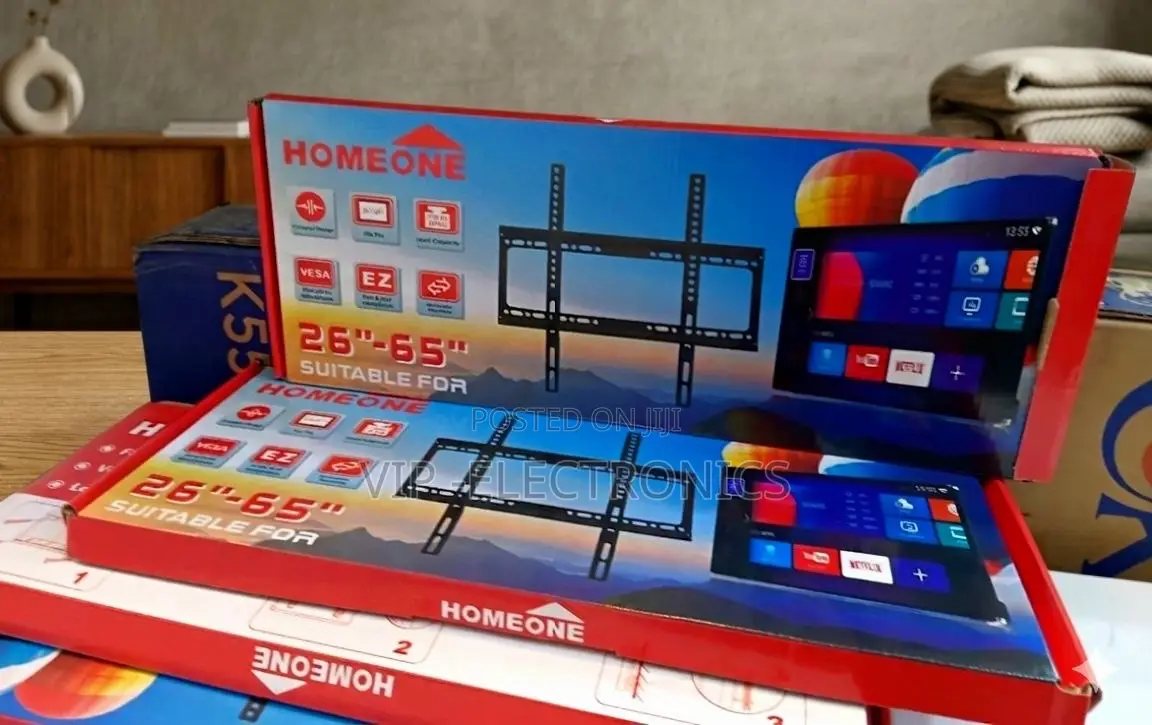 Homeone Universal Tv Wall Mount for 26" to 65" Flat Screen TVS