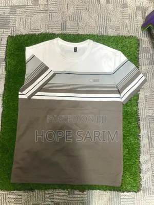 Men's Stylish Striped Short-Sleeve T-Shirt