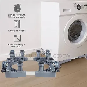 Adjustable Washing Machine Stand With Wheels/Free Delivery